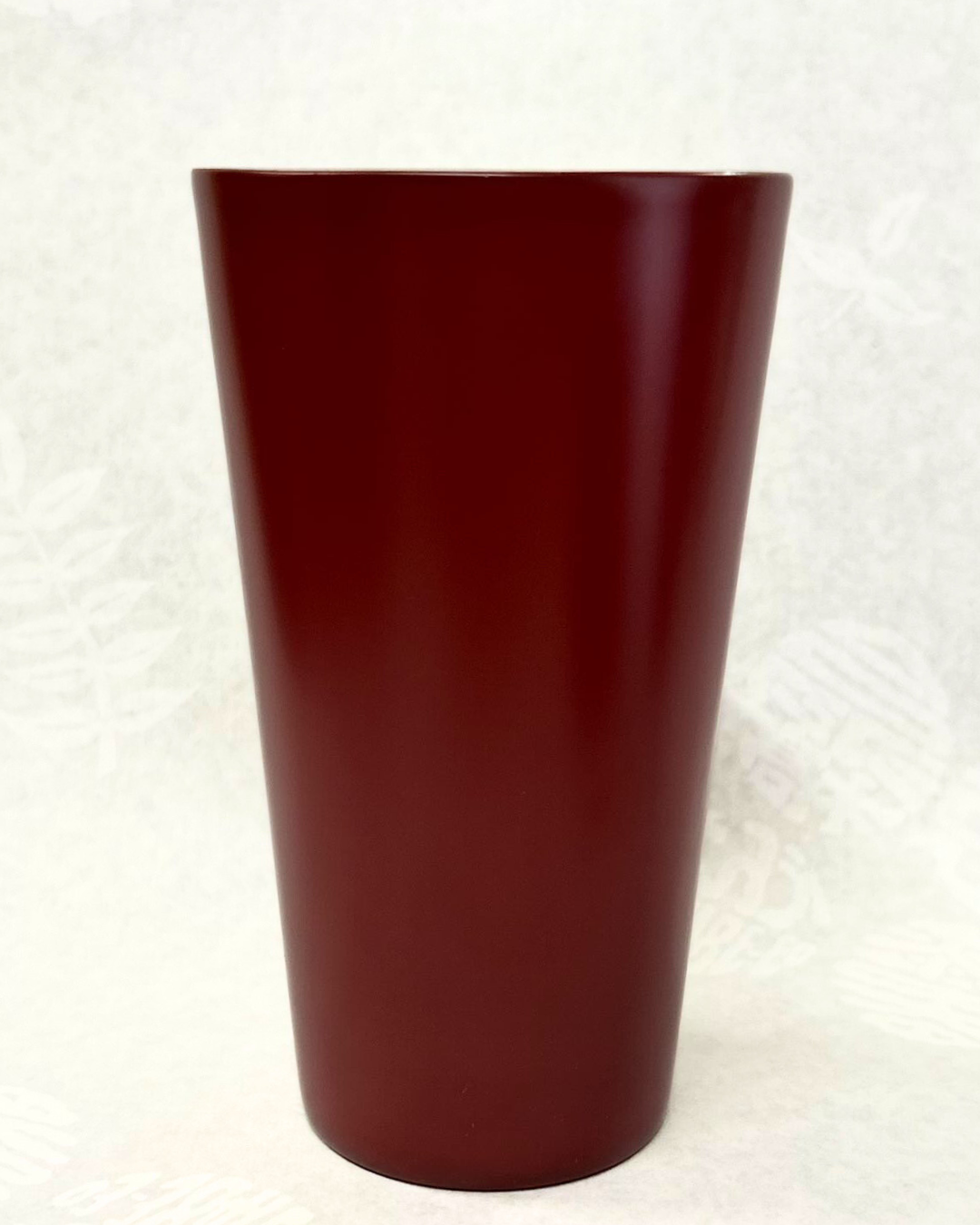 ST漆カップﾀﾞﾌﾞﾙスリム朱漆手塗