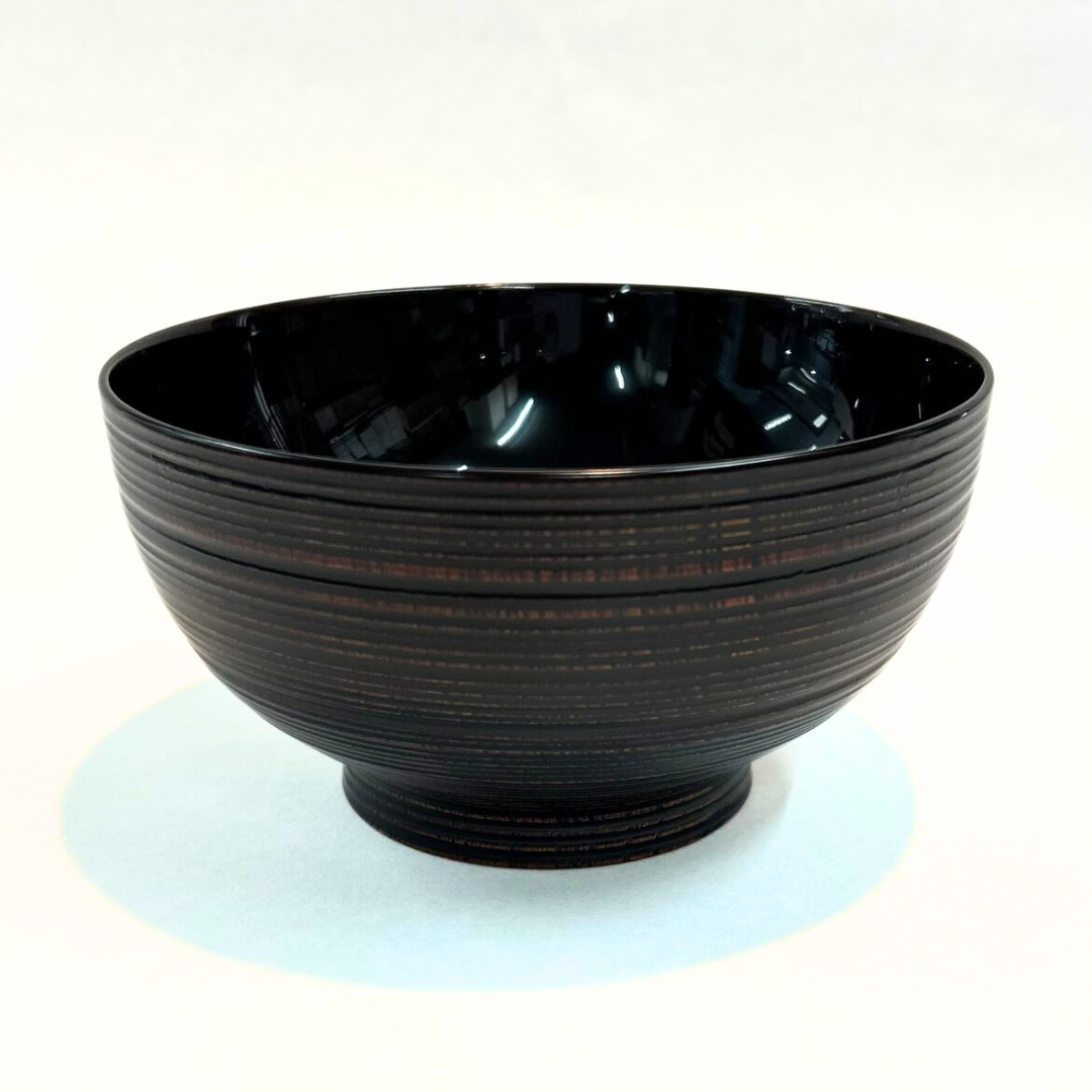 木製欅夢うるし富貴汁椀溜木地呂 化粧箱入 /お椀/漆塗(食洗機対応)