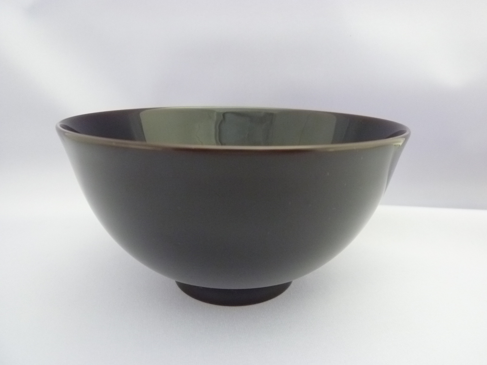 木製夢うるし黒羽反椀