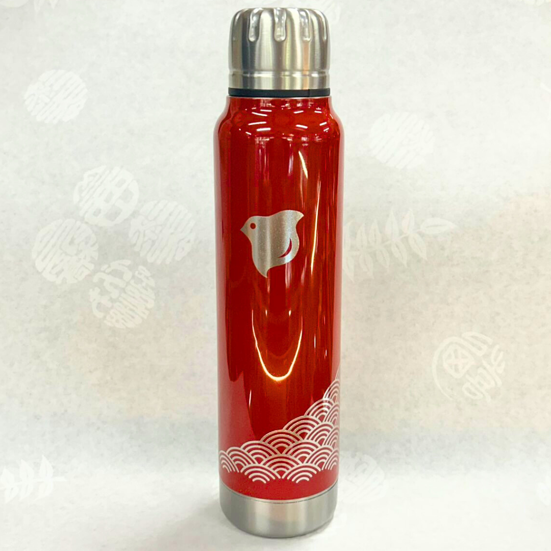URUSHI umbrella bottle波千鳥【朱色】タンブラー