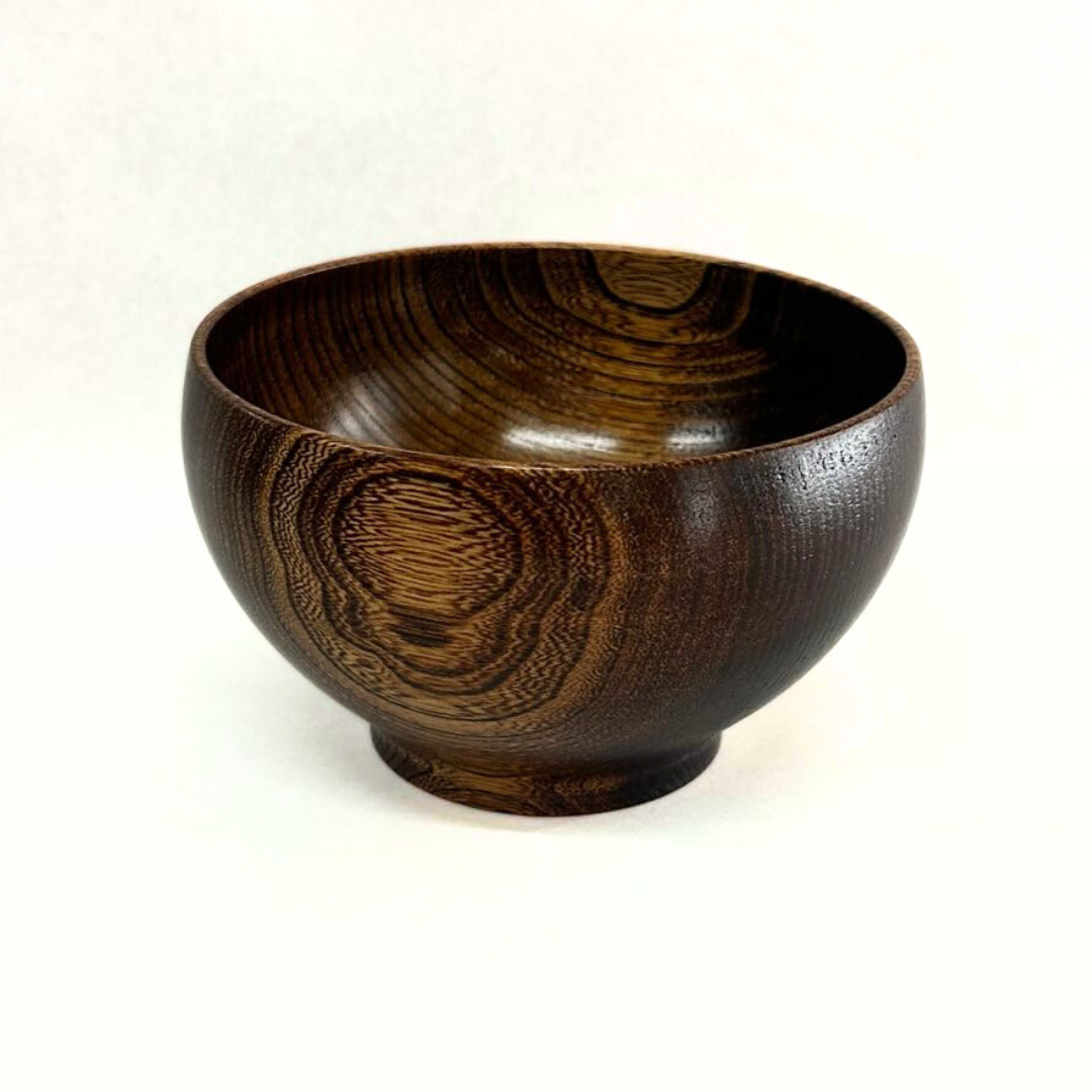 木製国産栓欅ちとせ椀ｽﾘ漆114φ/お椀/漆塗