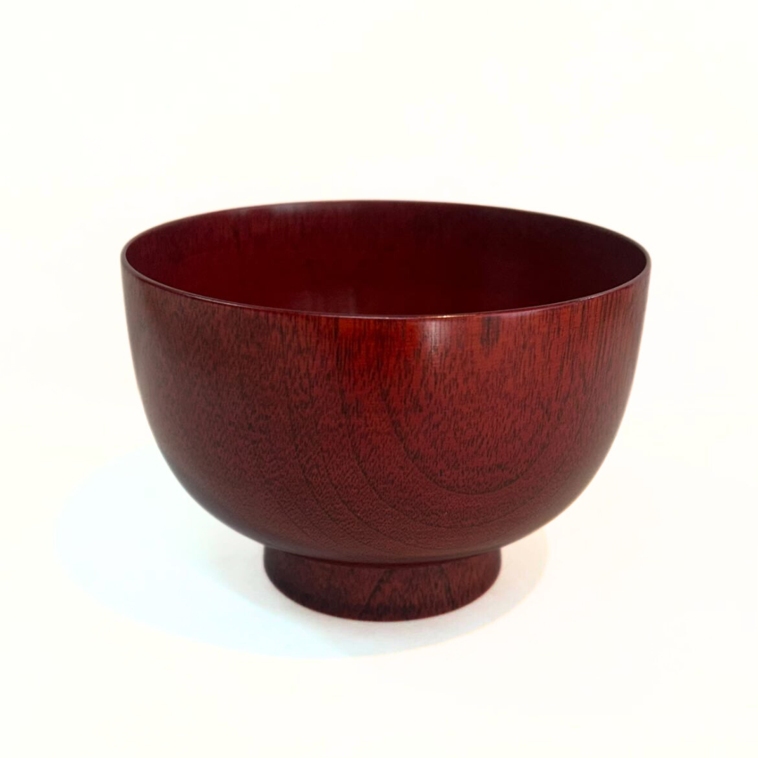 木製漆塗４寸京型椀茜塗/お椀