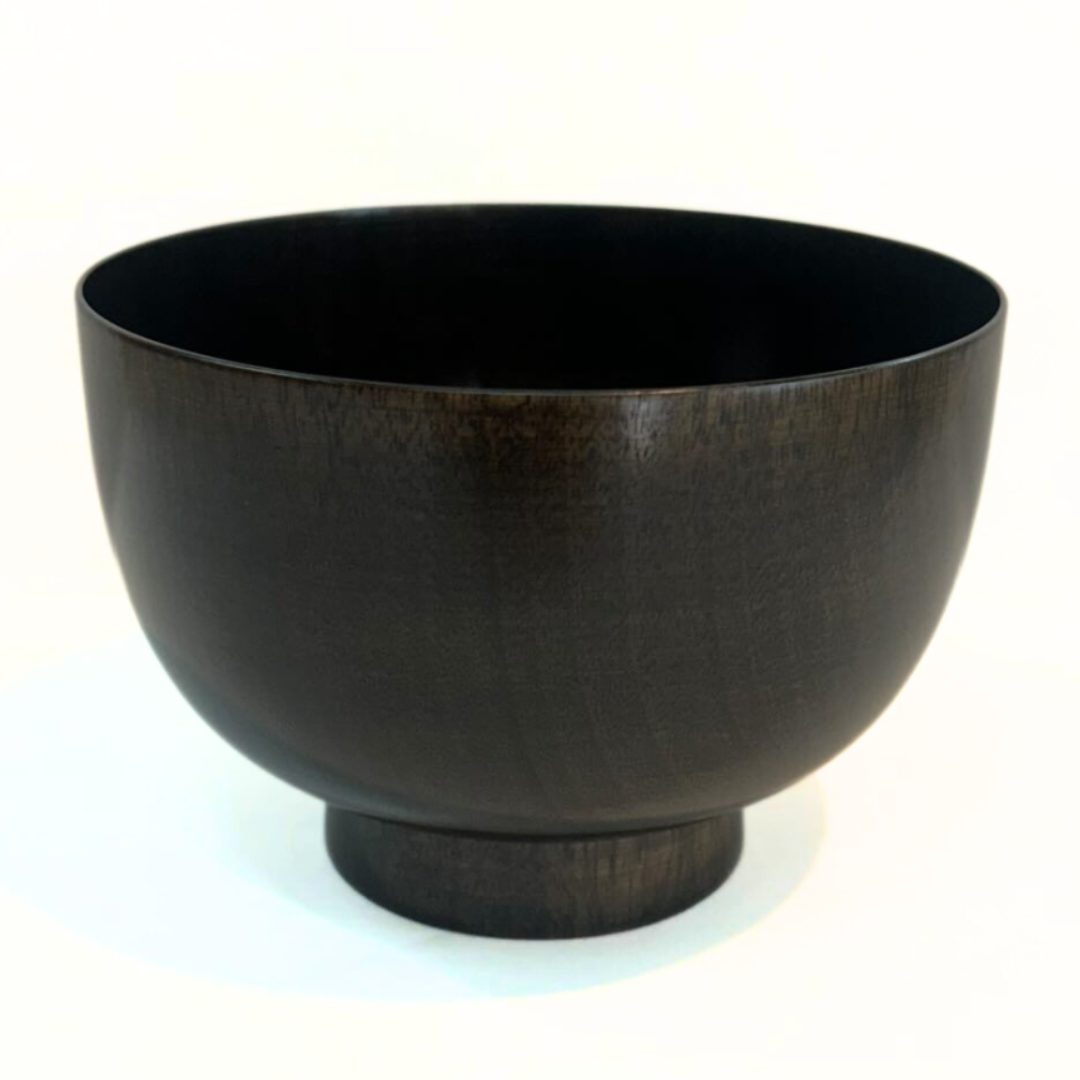 木製漆塗４.5寸京型椀神代塗/お椀/化粧箱入
