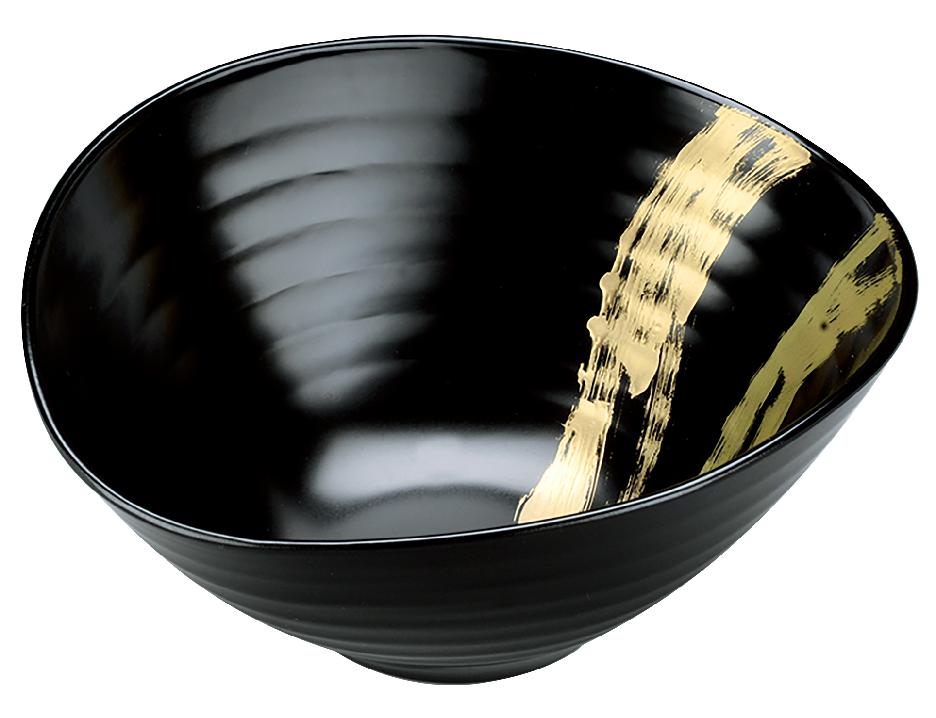 ＊黒金彩6寸旬彩鉢小