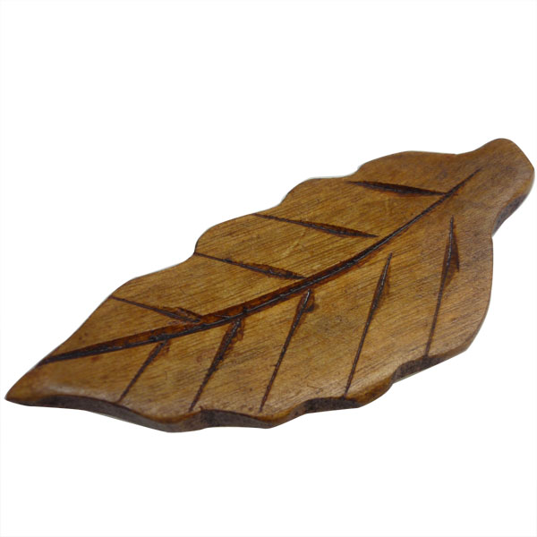 木製葉箸置すり漆