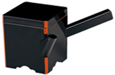 Ａ黒に朱面取角ゆとう（小）350cc