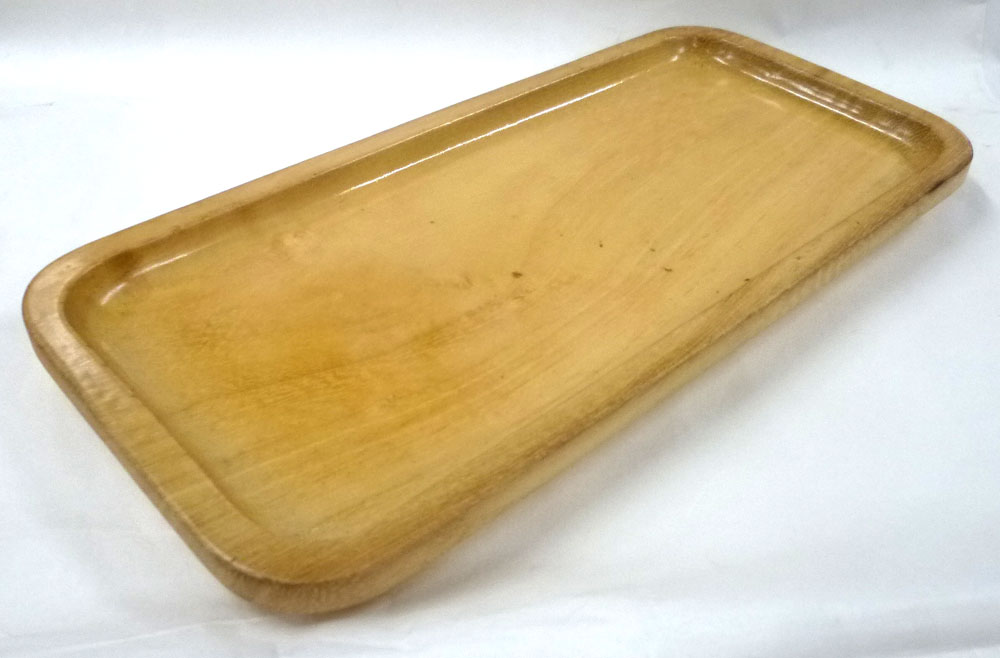 木製桐長手皿23*11CMくりぬき/在庫特価