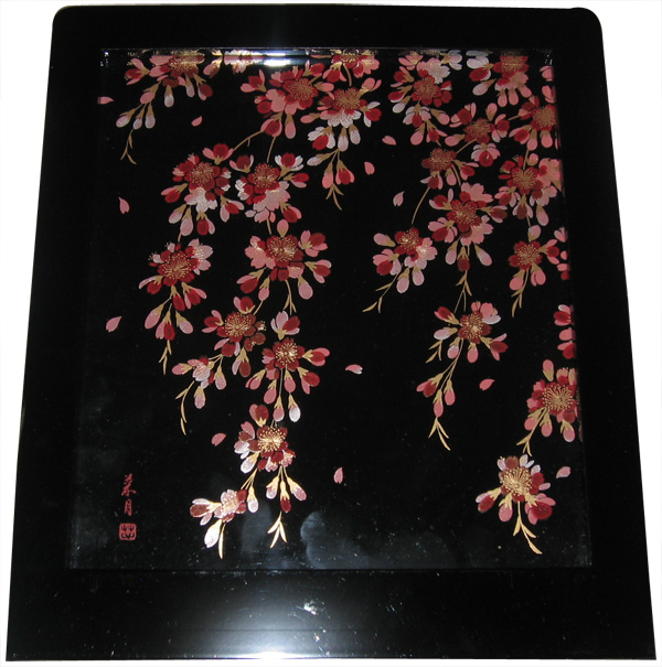 木製黒額付パネル絵爛漫